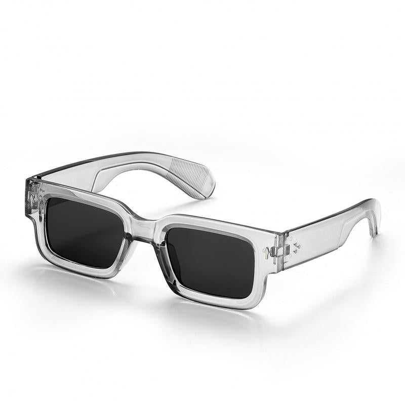 Black & Transparent Frames UV400 Protection Y2K Trendy Style for Summer Beach Travel & Streetwear