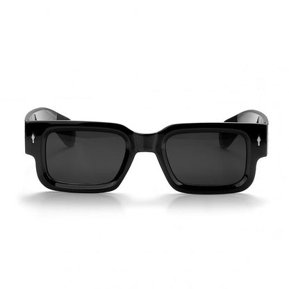 Black & Transparent Frames UV400 Protection Y2K Trendy Style for Summer Beach Travel & Streetwear