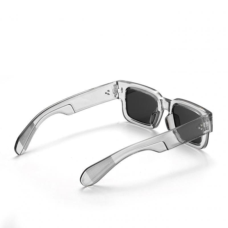 Black & Transparent Frames UV400 Protection Y2K Trendy Style for Summer Beach Travel & Streetwear